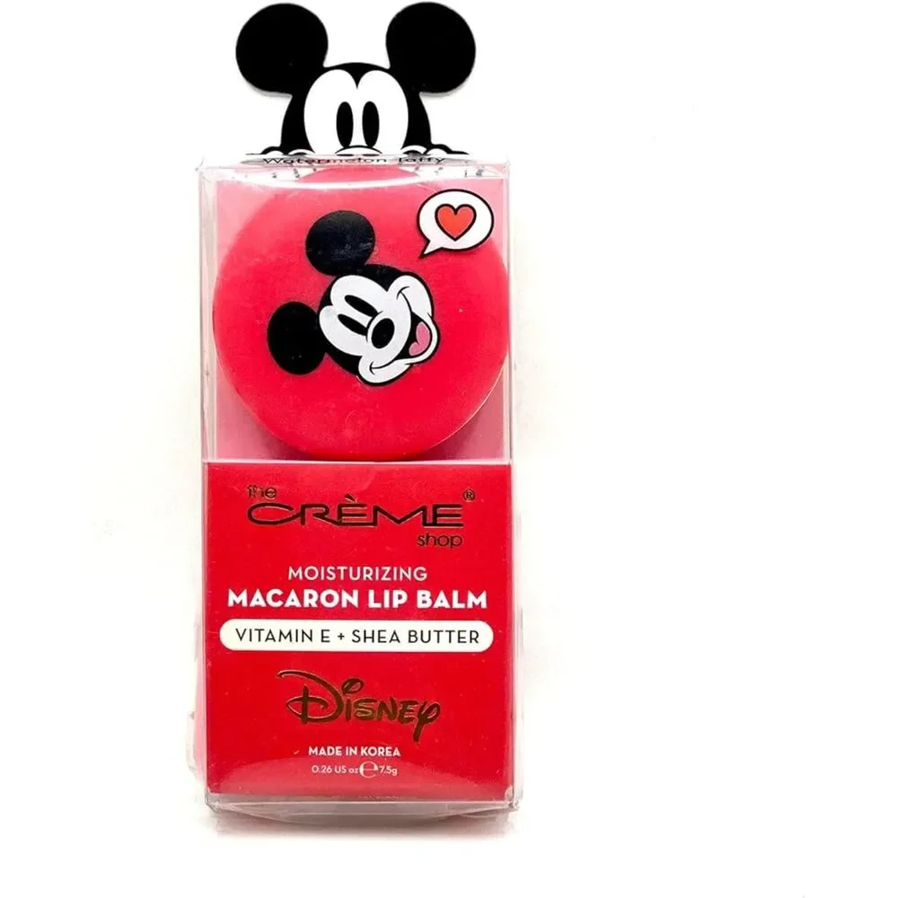 NEW The Creme Shop X Disney Mickey & Minnie Hydrating Macaroon Lip Balm